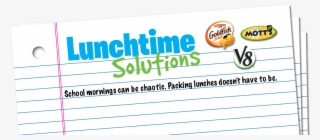 School Mornings Can Be Chaotic - V8 Juice