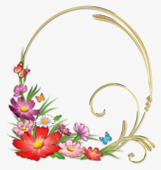 Descargar Marcos De Flores Png Para Editar