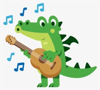 Cute Guitar Dragon