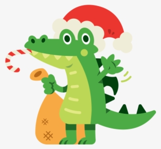 Cute Santa Dragon - Dragon