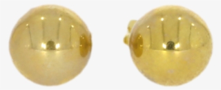 9ct Yellow Gold Ball Studs - Earrings