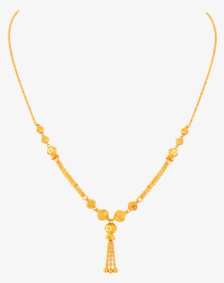 Artistic Gold Ball Charms Necklace - Necklace