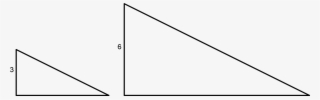 Small Triangle Has A Height Of - Black-and-white