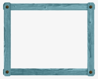Blue Wood ~~j - Blue Wood Frame Png