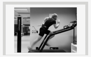 Image Of Sprint Trial On The Nonmotorized Treadmill - Treadmill Sprint