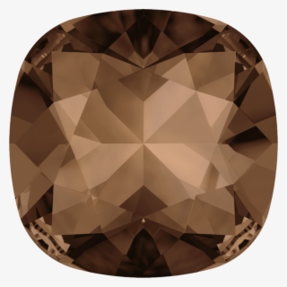 4470 Mm 12 Smoked Topaz F - Swarovski Cushion Square Fancy Stone