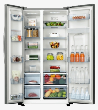 624 Lt Double Door Refrigerator - Hisense Rs741n4wc11 Fridge Freezer