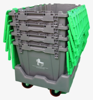 Plastic Boxes On Wheels - Lego