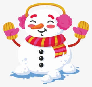 Snowman Beautiful Network Vector Graphics Smile Portable - Vector Graphics