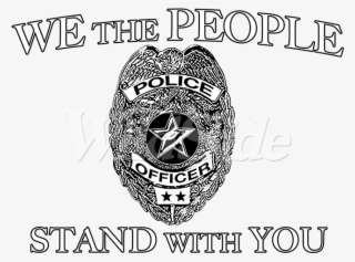 We The People Police Logo - 50 Anniversario