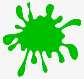 Green Paint Splatter Clipart