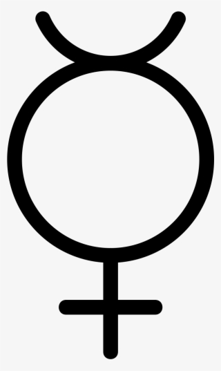 Mercury Planet Symbol - Mercury Icon