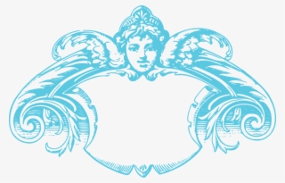 Vintage Borders, Borders, Frames, Ornaments, Free, - Vintage Border Blue Png