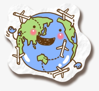 Earth Travel Cartoon Icons Hq Image Free Png - ตัว การ์ตูน โลก