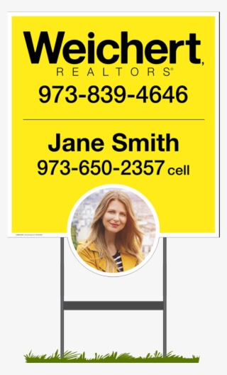 24″ X 30″ Yard Signs W/ Photo - Weichert Yard Signs