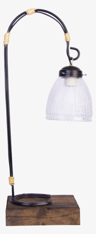 Velador Estilo Campo Con Herradura - Lampshade