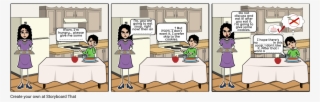 Angry Boy - Cartoon
