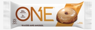 Healthy Life Lessons - One Protein Bar Maple Glazed Donut