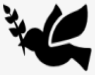 Silhouette Shadow Black Ftestickers Natnat7w Dove Bird - Peace And Order Logo