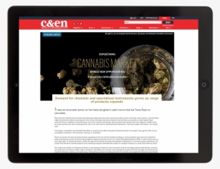 Ipad Mockup Cannabis - Circle