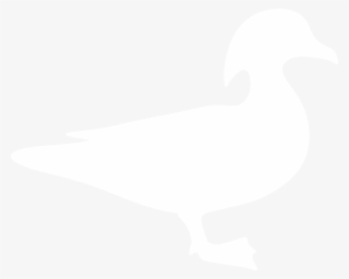 Clipart Black And White Silhouette At Getdrawings Com - Duck Silhouette White