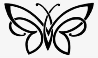 Butterfly Tattoo Designs Png Transparent Images - Simple Butterfly Pencil Drawing