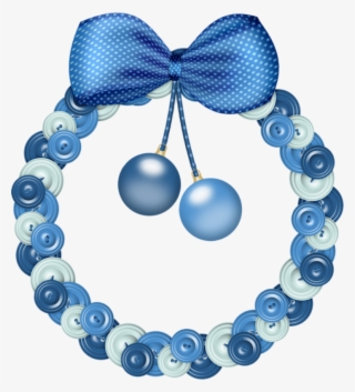 Яндекс - Фотки - Blue Christmas Wreath Clipart