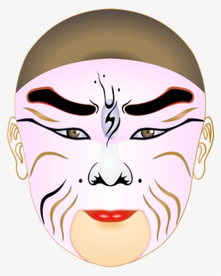 Clipart Chinese - Cao Cao Mask