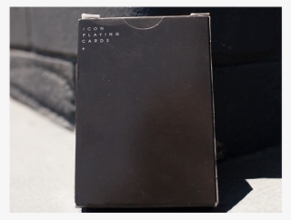 Today, When You Order "icon Blk Playing Cards By Pure - Leather