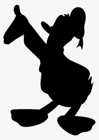 Donald Duck Silhouette - Illustration