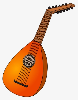 File - Lute 1 - Svg - Parts Of The Lute