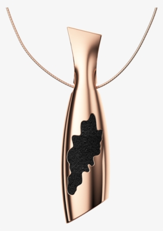Rose Gold Bottle Pendant - Locket