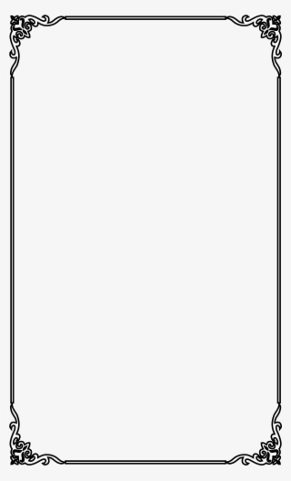 Picture Vector Frame Material Elegant Computer Black - Page Borders Transparent Background