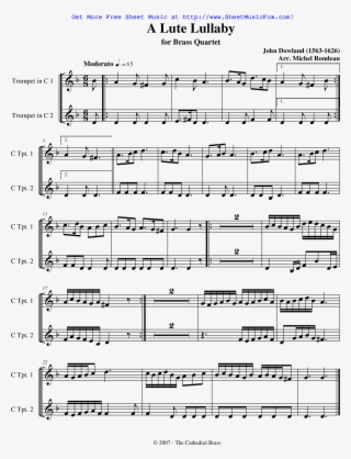 A Lute Lullaby Sheet Music - Sheet Music