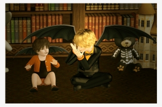 Kewai-dou Sims3 Devil's Wings For Child & Toddler - Sims 4 Child Bat Wings
