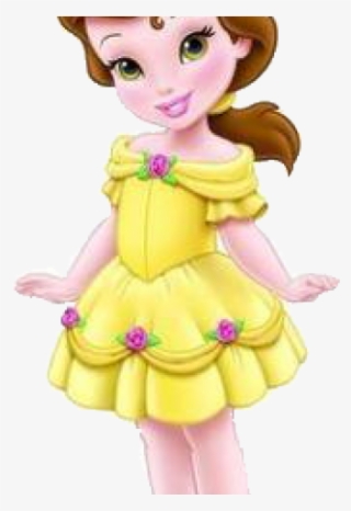 Beast Clipart Princess Belle - Baby Disney Princess Png