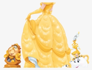 Beautiful Clipart Disney Princess Belle - Princess Belle And Friends Png