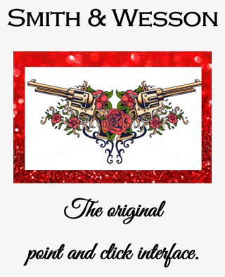 Smith & Wesson Hoodie And Matching Tank, Sizes S-xxl - Gun With A Flower