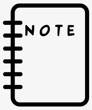 Png File Svg - Notepad Black And White Png