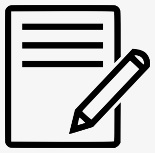 Notepad And Pencil Icon Free Download Png Svg Icon - Notepad And Pencil Icon Png