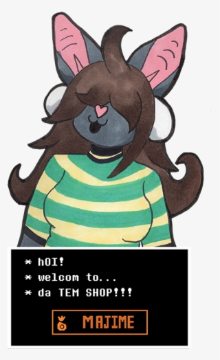 Welcom To Da Tem Shop Badge - Cartoon