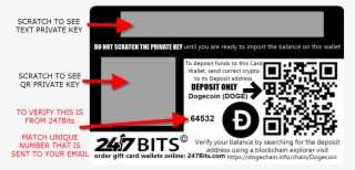 Treat This Card Like Cash, Do Not Share Your Private - Circle