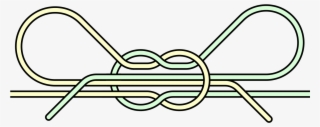 File - Shoelace Knot - Svg - Shoelace Knot