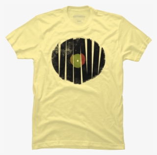 Broken Vinyl Record Retro Music Vintage Grunge - Champions Club T Shirt