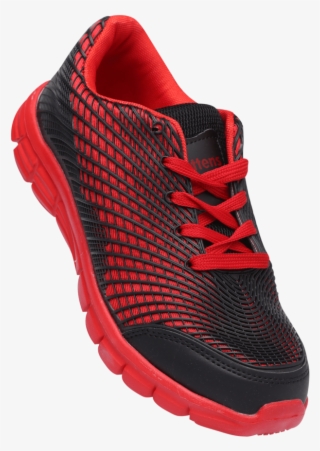 Boys Red Lace Up Sport Shoe - Running Shoe