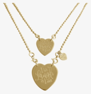 Necklace Sintra Live Laugh Love Gold - Necklace