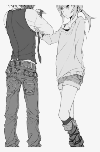 Anime Art Black And White