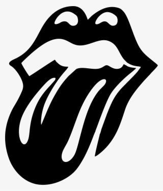 Rolling Stones Lips Black