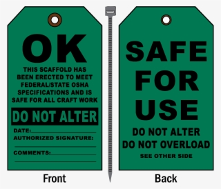 Item - Safe For Use Tags