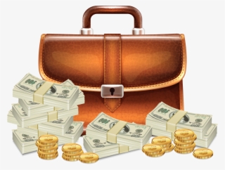 Purse Clipart Cash Bag - Man Handbag Vector